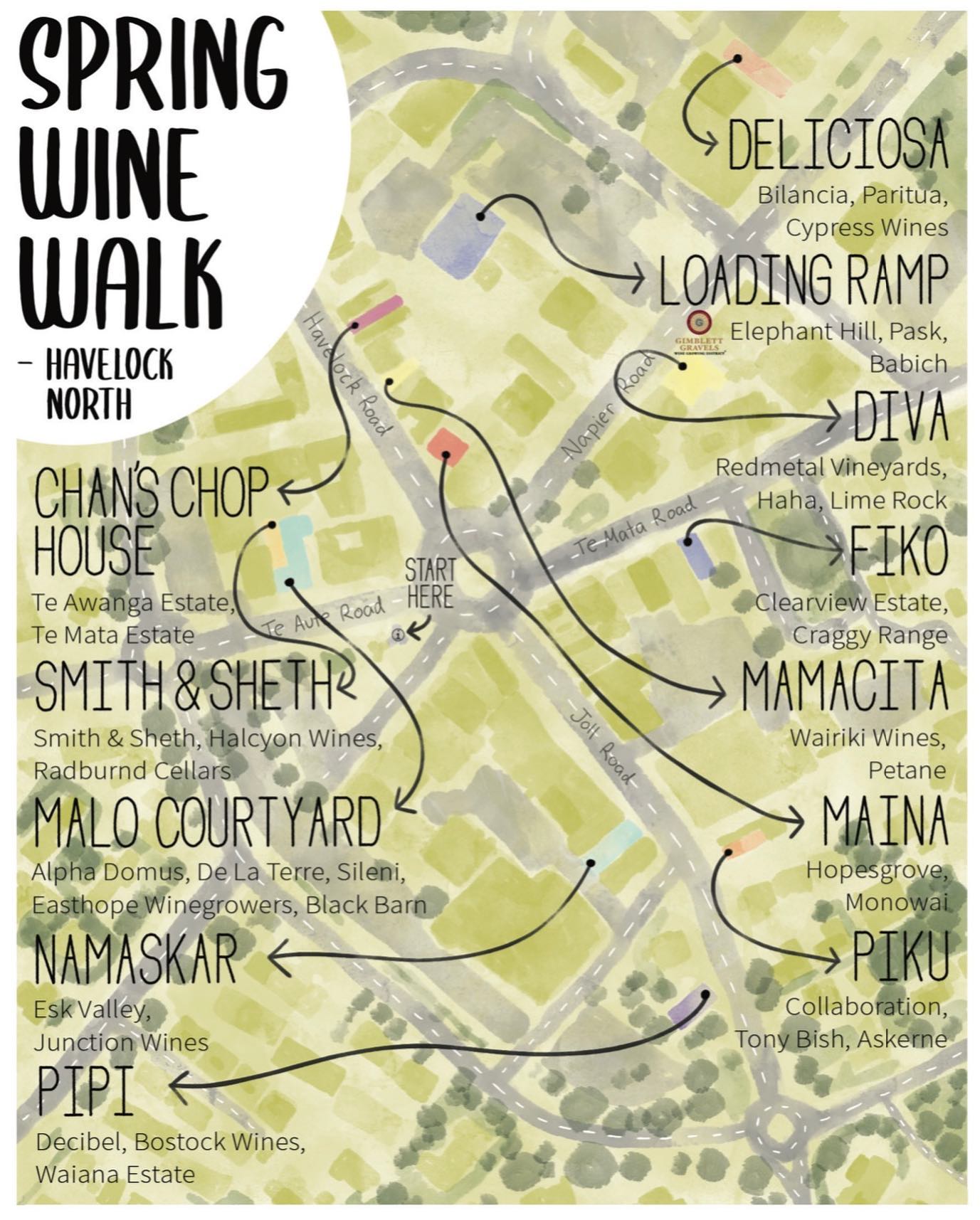 Hawkes Bay App Win 2 free tickets to the Spring Wine Walk Havelock